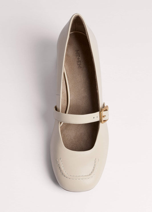ME+EM Clothing|Accessories Cream Classic Mary Jane Heel