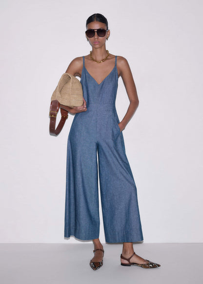 ME+EM Clothing Blue 2-in-1 Jumpsuit