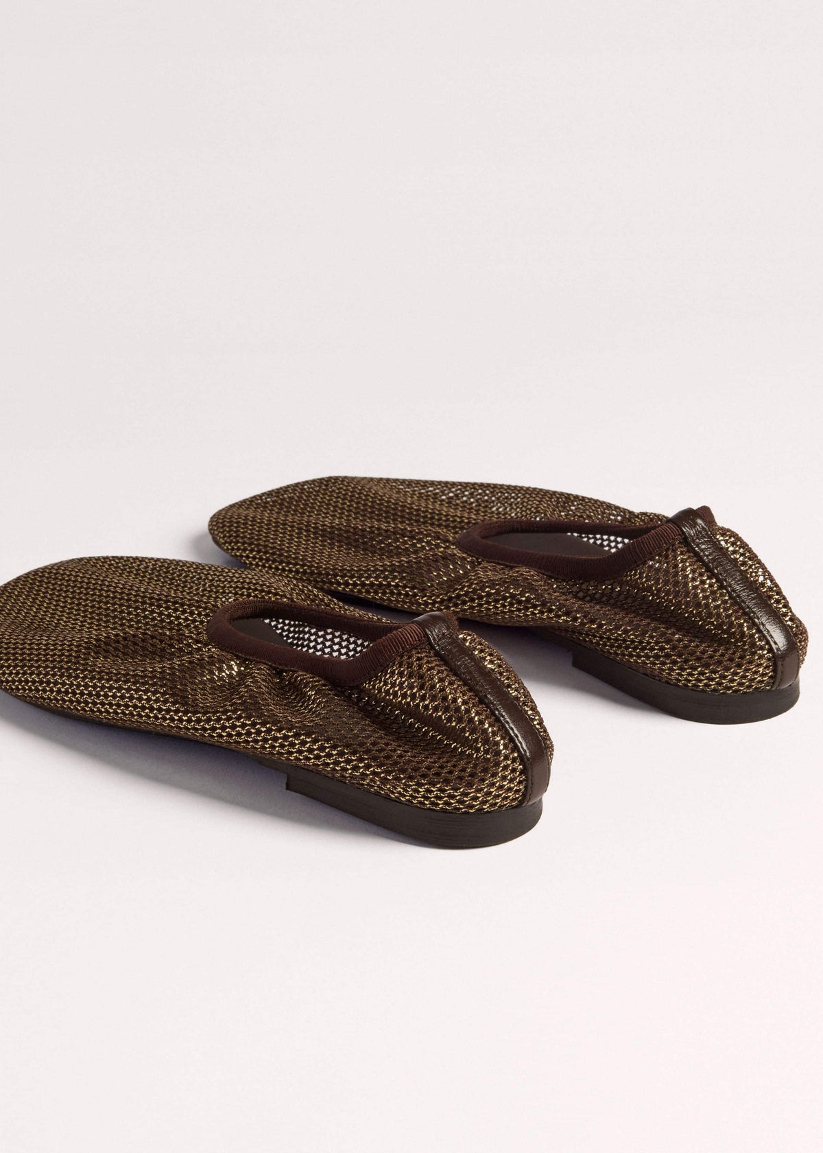 ME+EM Accessories Gold Asymmetric Slipper