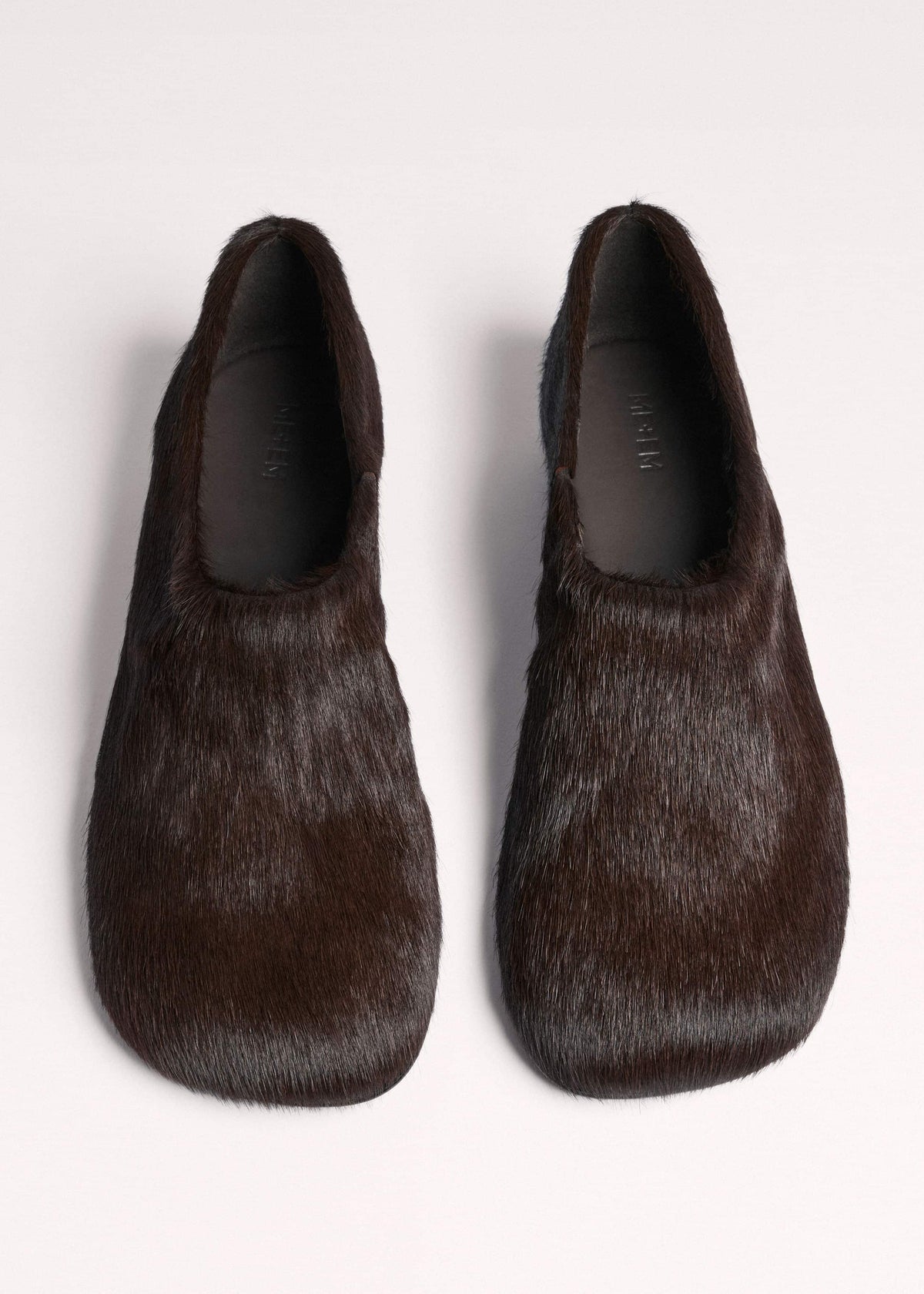 ME+EM Accessories Brown Asymmetric Slipper