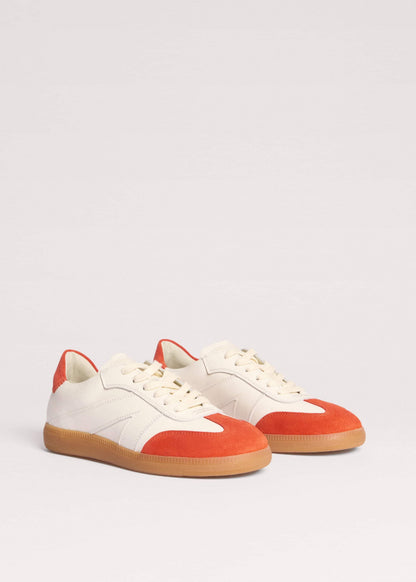 ME+EM Accessories White + Orange Retro Trainer