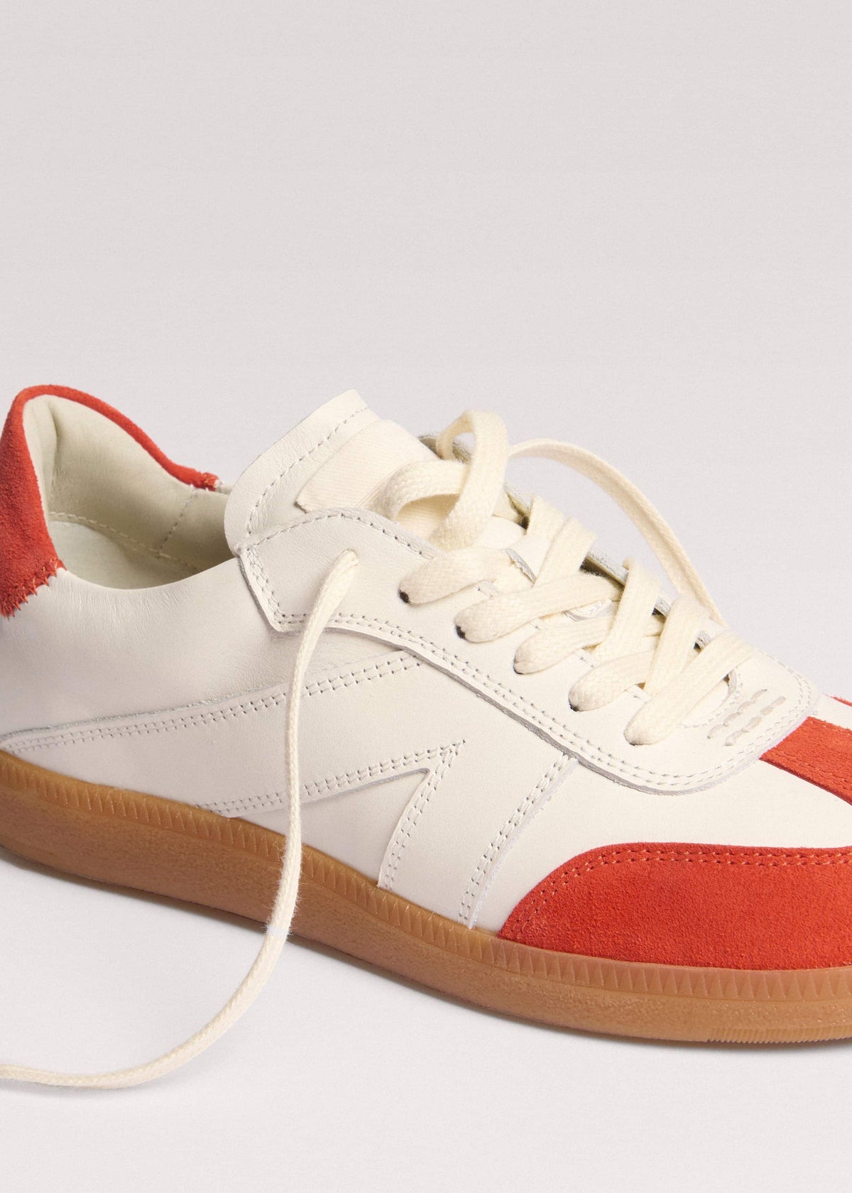 ME+EM Accessories White + Orange Retro Trainer