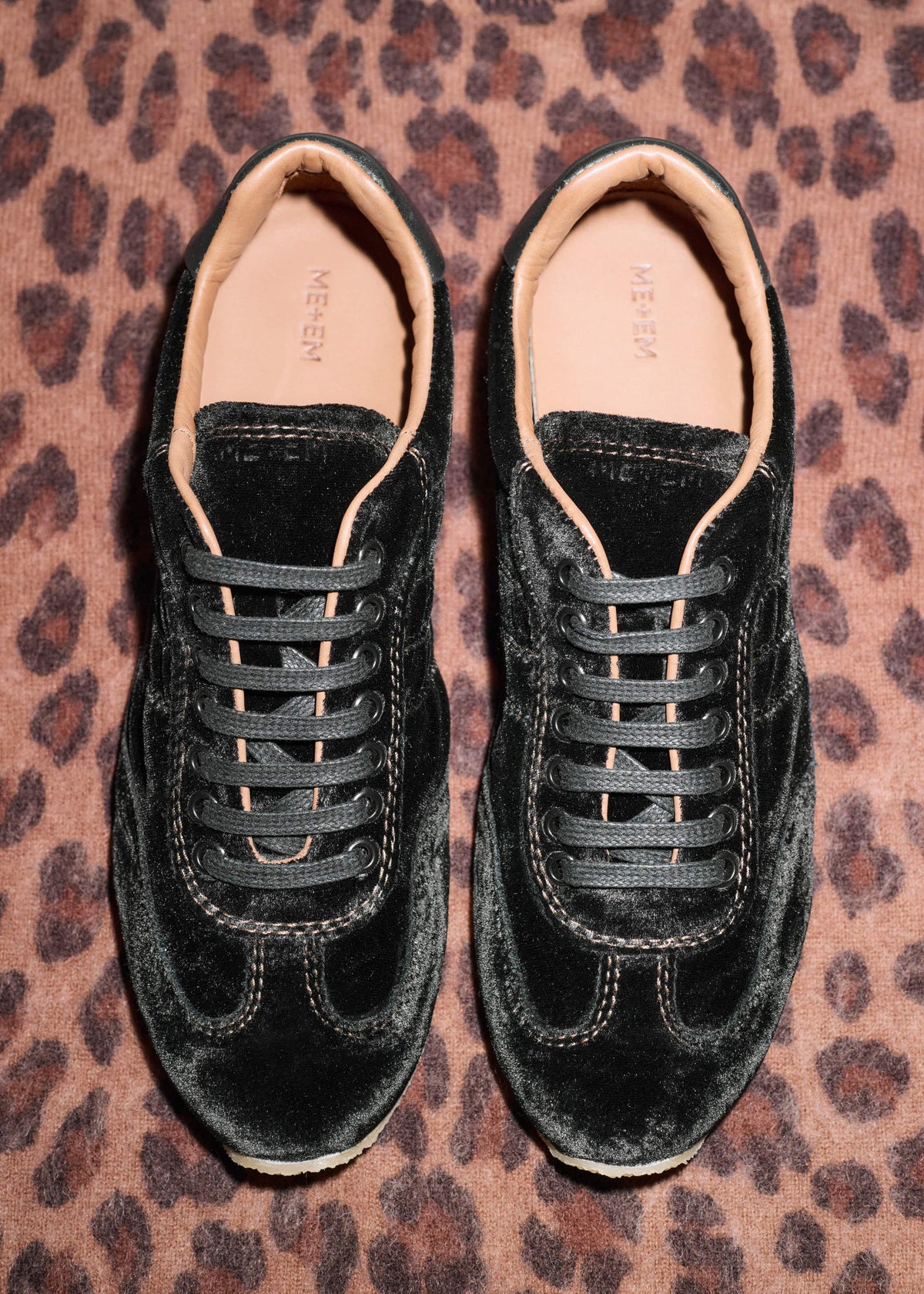 ME+EM Accessories Black Velvet Retro Runner