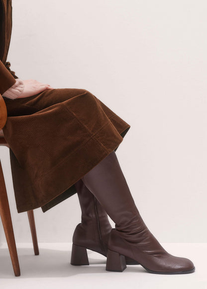 ME+EM Accessories Brown Knee-High Stretch Boot