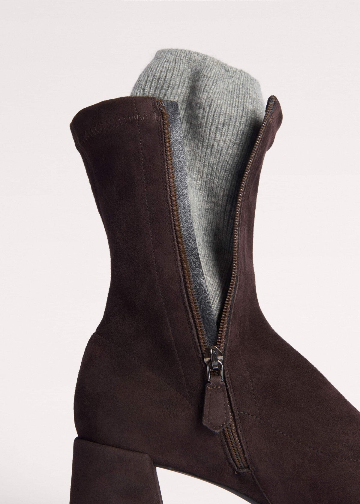 ME+EM Accessories Brown Ankle Stretch Boot