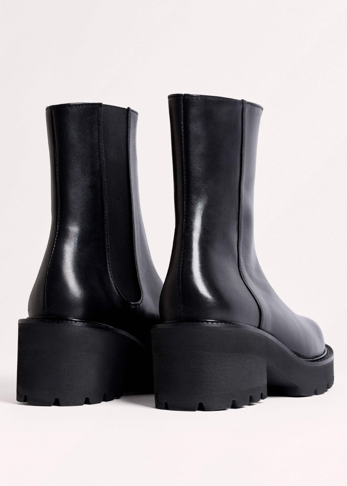 ME+EM Accessories Black Zip Front Boot