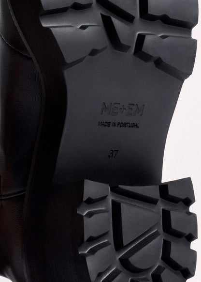 ME+EM Accessories Black Zip Front Boot