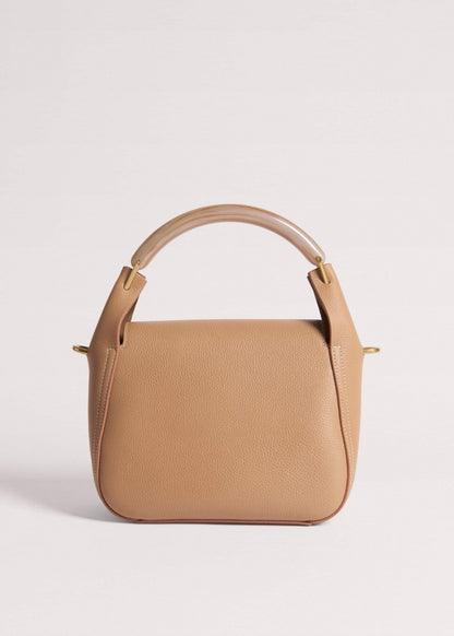 ME+EM Accessories Light Brown Resin Handle Crossbody Bag