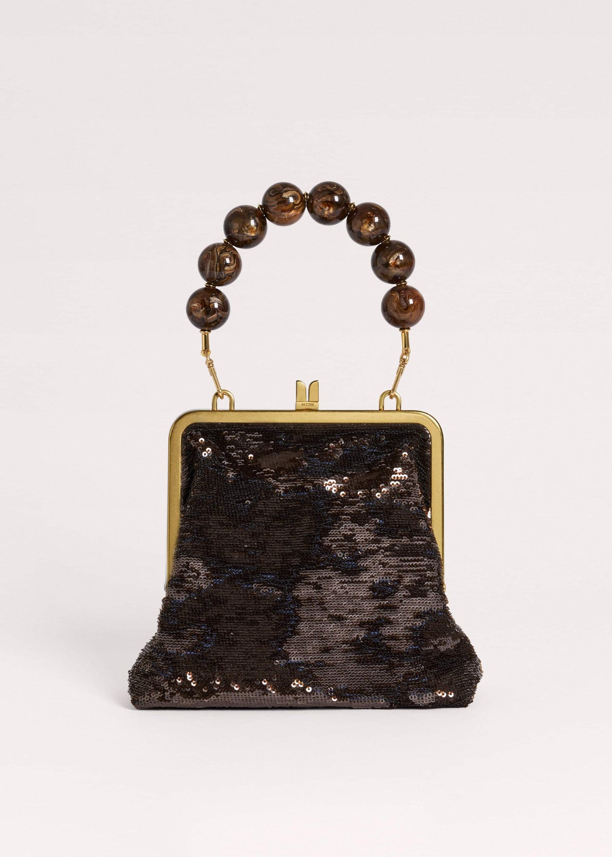 ME+EM Accessories Brown Sequin Evening Bag