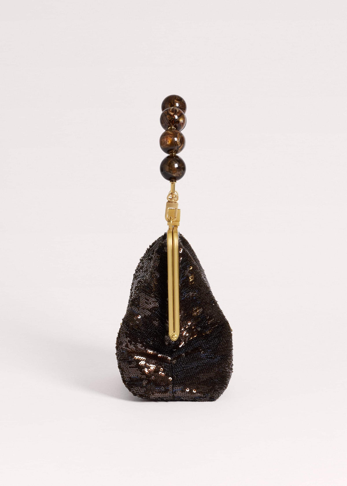 ME+EM Accessories Brown Sequin Evening Bag