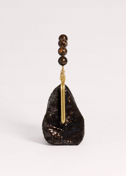ME+EM Accessories Brown Sequin Evening Bag