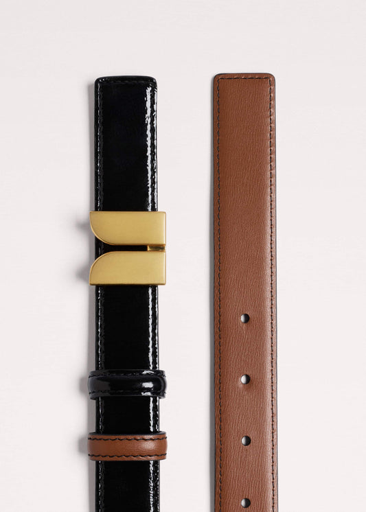 ME+EM Accessories Black Reversible Belt