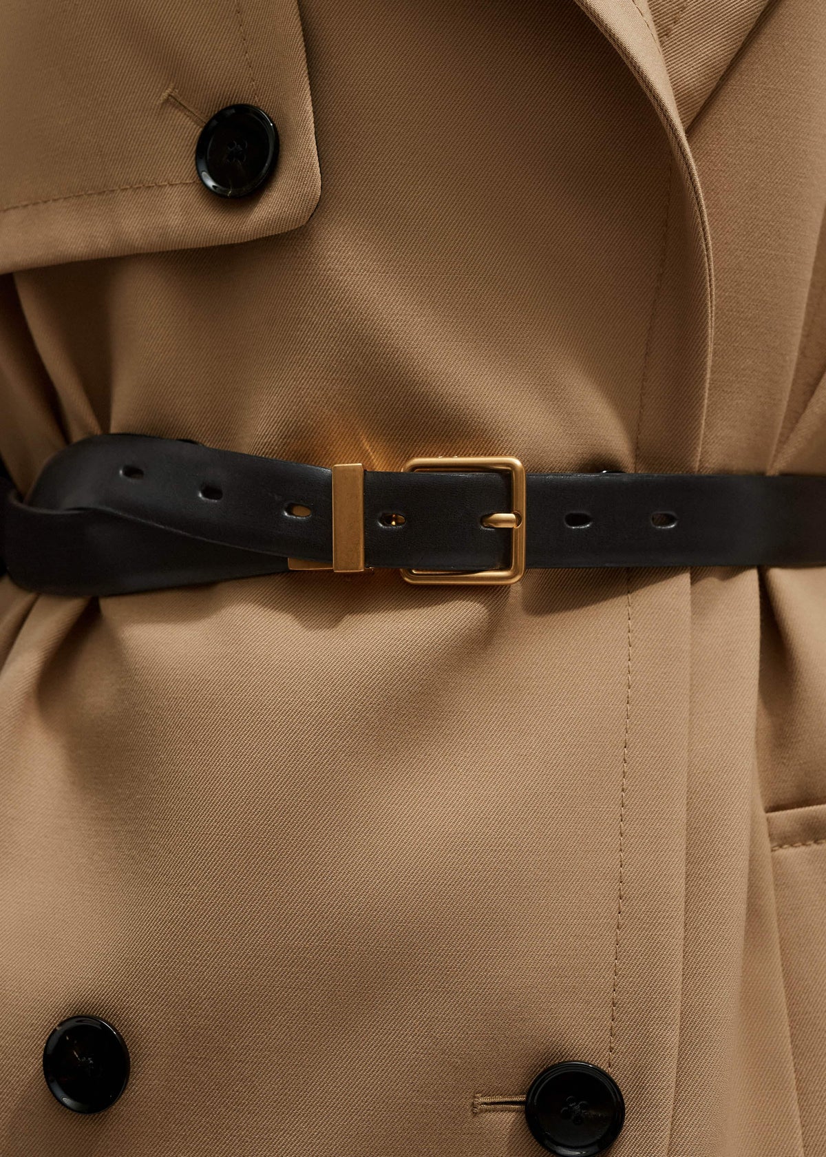 ME+EM Accessories Black Reversible Belt