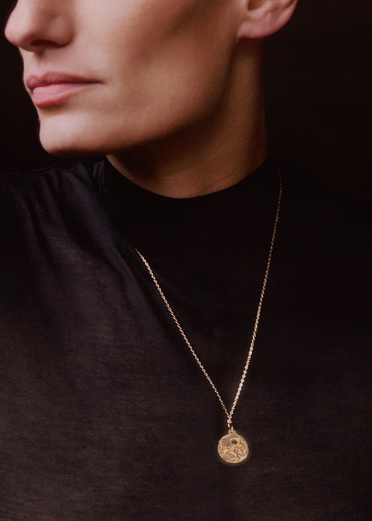 ME+EM Accessories Gold Taurus Necklace