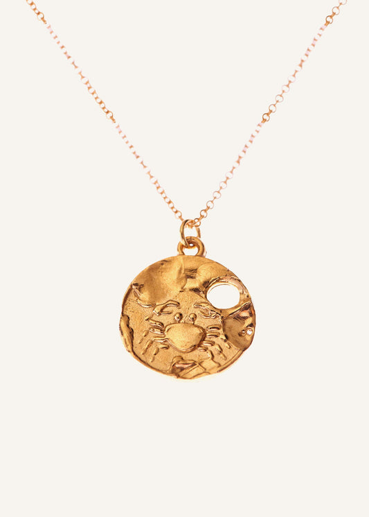 ME+EM Accessories Gold Cancer Necklace